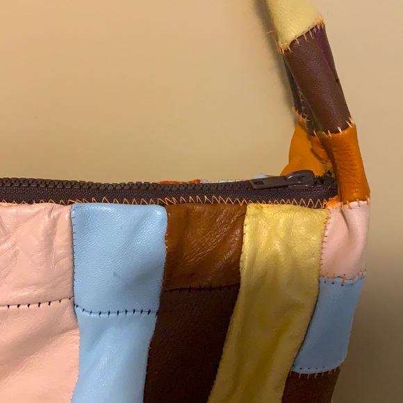 Indie/boho color-block bag - Picture 3 of 5